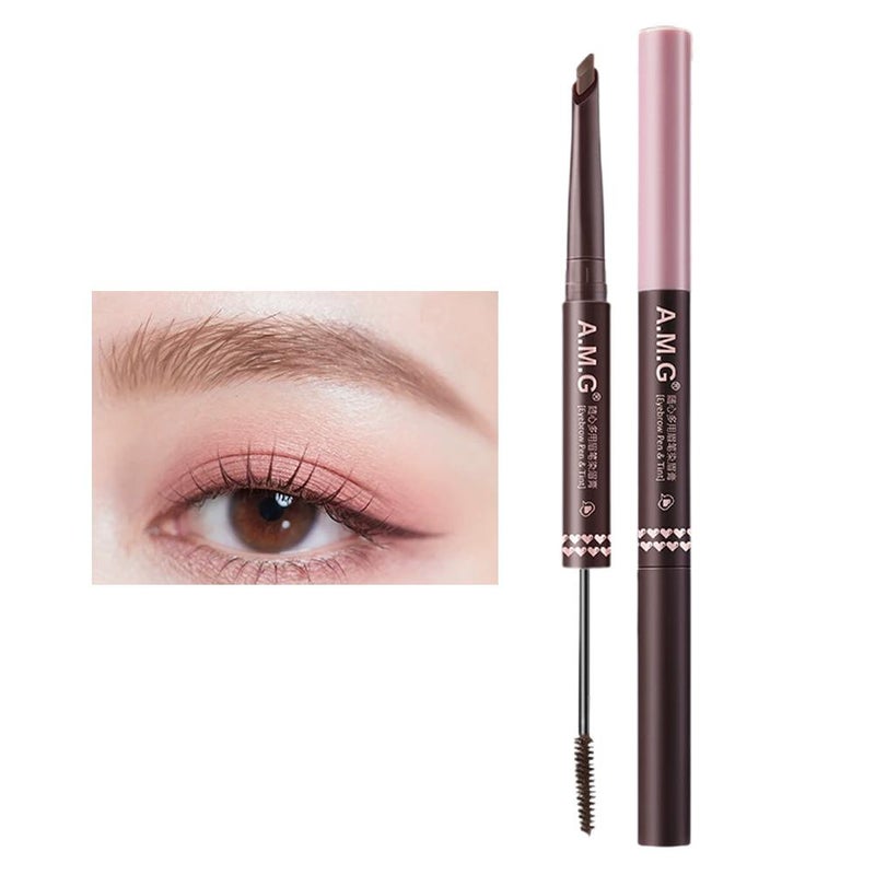 A.M.G Multi-Use Eyebrow Pencil & Eyebrow Gel: Waterproof, Smudge-proof, Natural, Defined, and Wild-Looking Eyebrow Pencil